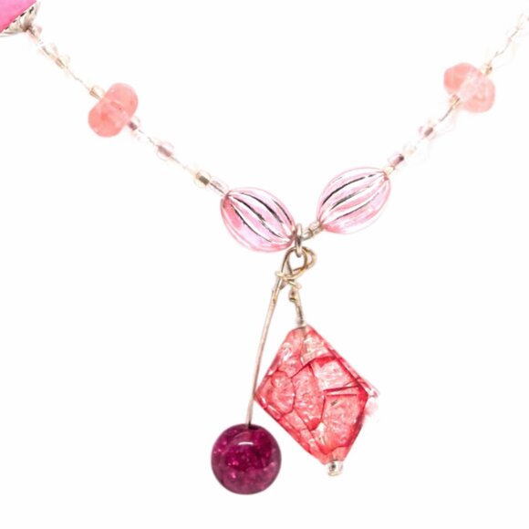 Mystic Pink Necklace - Picture 3 of 5